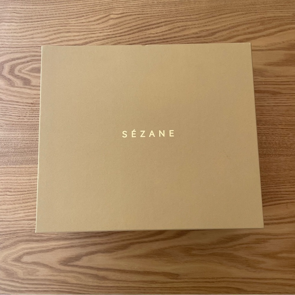 Sezane Alicia Heeled Booties 6.5 NIB Lace Up Suede Leather French Almond Toe - Picture 8 of 15